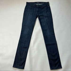 7 for All Mankind | Medium Rinse Slim Roxanne Low Rise Jeans